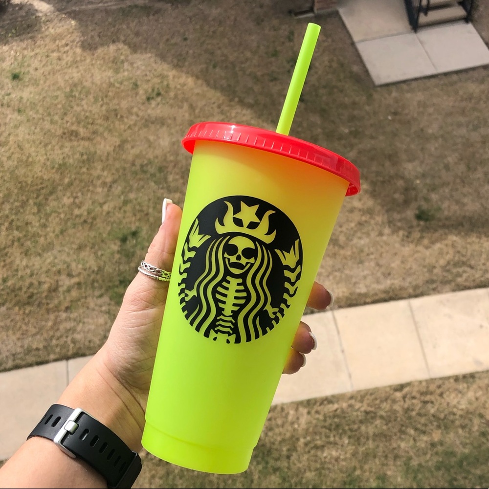 Color Changing Starbucks Inspired Cold Cup Tumbler